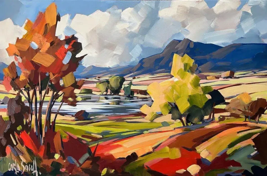 Южно-африканская художница Carla Bosch и ее стильные пейзажи